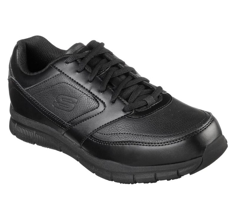 Skechers Relaxed Fit: Nampa Sr - Mens Work Boots Black [AU-PB6406]